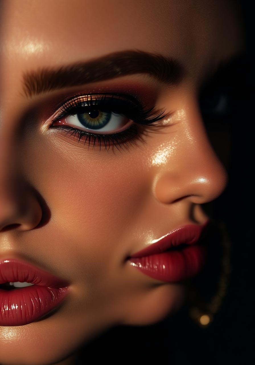 Beauty editorial detail